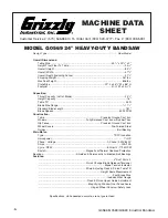 Preview for 20 page of Grizzly G0531 Instruction Manual