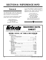 Preview for 24 page of Grizzly G0542 Instruction Manual