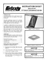 Grizzly G0543 Instruction Sheet предпросмотр