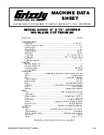 Предварительный просмотр 49 страницы Grizzly G0543 Instruction Sheet