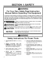 Preview for 4 page of Grizzly G0544 Instruction Manual