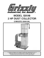 Preview for 1 page of Grizzly G0548 Owner'S Manual