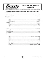 Preview for 6 page of Grizzly G0548 Owner'S Manual