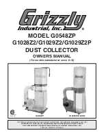 Grizzly G0548ZP Owner'S Manual preview