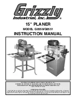 Предварительный просмотр 1 страницы Grizzly G0550/G0551 Instruction Manual