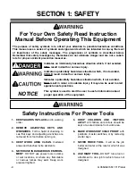 Предварительный просмотр 4 страницы Grizzly G0550/G0551 Instruction Manual