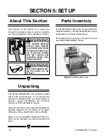 Preview for 12 page of Grizzly G0550 Instruction Manual