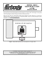 Grizzly G0554 Owner'S Manual preview