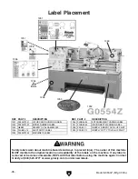 Preview for 100 page of Grizzly G0554Z Owner'S Manual