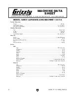 Предварительный просмотр 8 страницы Grizzly G0559 Owner'S Manual