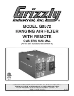 Preview for 1 page of Grizzly G0572 Owner'S Manual