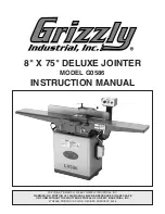 Grizzly G0586 Instruction Manual предпросмотр