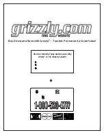 Предварительный просмотр 50 страницы Grizzly G0593 Instruction Sheet