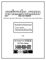 Preview for 32 page of Grizzly G0596 Owner'S Manual