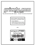 Предварительный просмотр 72 страницы Grizzly G0603X Owner'S Manual