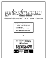 Предварительный просмотр 56 страницы Grizzly G0604 Owner'S Manual