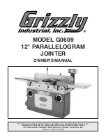 Предварительный просмотр 2 страницы Grizzly G0609 Owner'S Manual