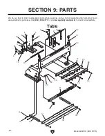 Предварительный просмотр 42 страницы Grizzly G0611X Owner'S Manual