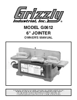 Grizzly G0612 Owner'S Manual предпросмотр