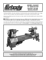 Preview for 1 page of Grizzly G0624 Owner'S Manual