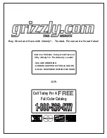 Preview for 36 page of Grizzly G0626 Owner'S Manual