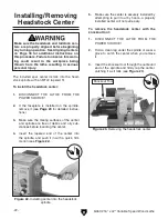 Preview for 24 page of Grizzly G0632 Owner'S Manual