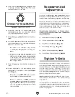 Preview for 24 page of Grizzly G0634X Owner'S Manual