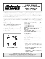 Grizzly G0636XB Manual preview