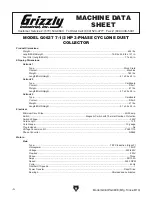 Preview for 6 page of Grizzly G0637 Owner'S Manual