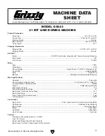 Preview for 5 page of Grizzly G0643 Owner'S Manual