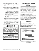 Предварительный просмотр 19 страницы Grizzly G0669X Owner'S Manual