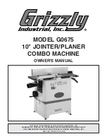 Grizzly G0675 Owner'S Manual предпросмотр