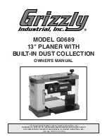 Grizzly G0689 Owner'S Manual preview