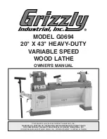 Grizzly G0694 Owner'S Manual preview