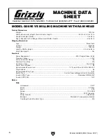 Preview for 8 page of Grizzly G0695 Owner'S Manual