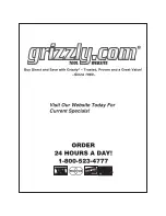 Preview for 8 page of Grizzly G0703HEP Owner'S Manual