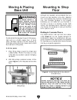 Предварительный просмотр 17 страницы Grizzly G0706 Owner'S Manual