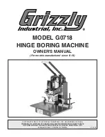 Grizzly G0718 Owner'S Manual preview