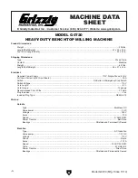 Preview for 6 page of Grizzly G0720 Owner'S Manual