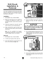 Предварительный просмотр 24 страницы Grizzly G0720 Owner'S Manual