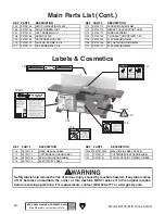 Предварительный просмотр 42 страницы Grizzly G0725 Owner'S Manual