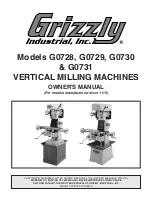 Grizzly G0728 Owner'S Manual preview