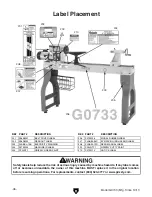 Preview for 48 page of Grizzly G0733 Owner'S Manual