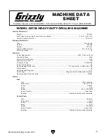 Предварительный просмотр 7 страницы Grizzly G0756 Owner'S Manual