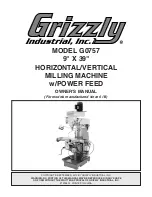 Предварительный просмотр 5 страницы Grizzly G0757 Owner'S Manual