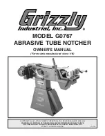 Предварительный просмотр 1 страницы Grizzly G0767 Owner'S Manual