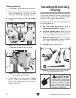 Предварительный просмотр 24 страницы Grizzly G0779 Owner'S Manual