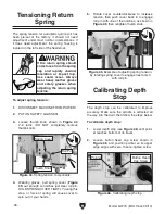 Предварительный просмотр 38 страницы Grizzly G0779 Owner'S Manual