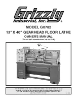 Preview for 1 page of Grizzly G0782 Owner'S Manual