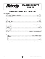 Preview for 6 page of Grizzly G0818 Owner'S Manual